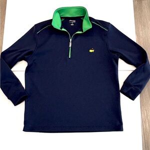 Masters Tech Navy Blue 1/4 Zip pullover